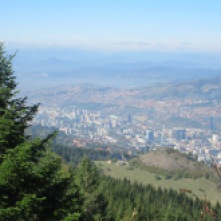 View of Sarajevo from Mt. Trebevic